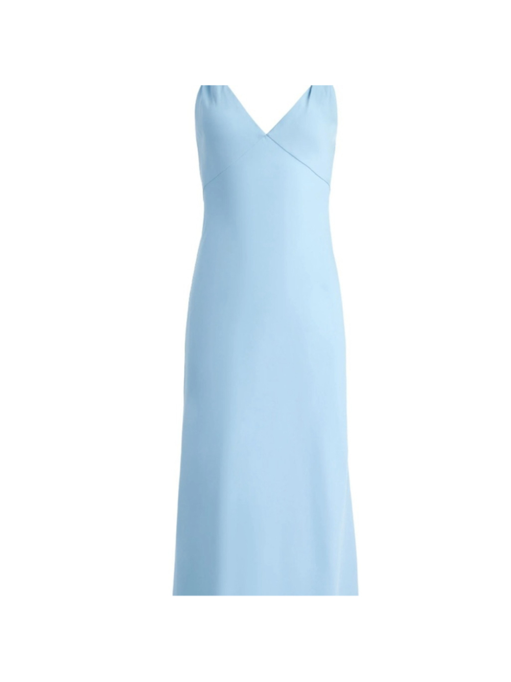 Alice + Olivia Kiro Midi Slip Dress, Mineral Blue - Picture 6 of 10